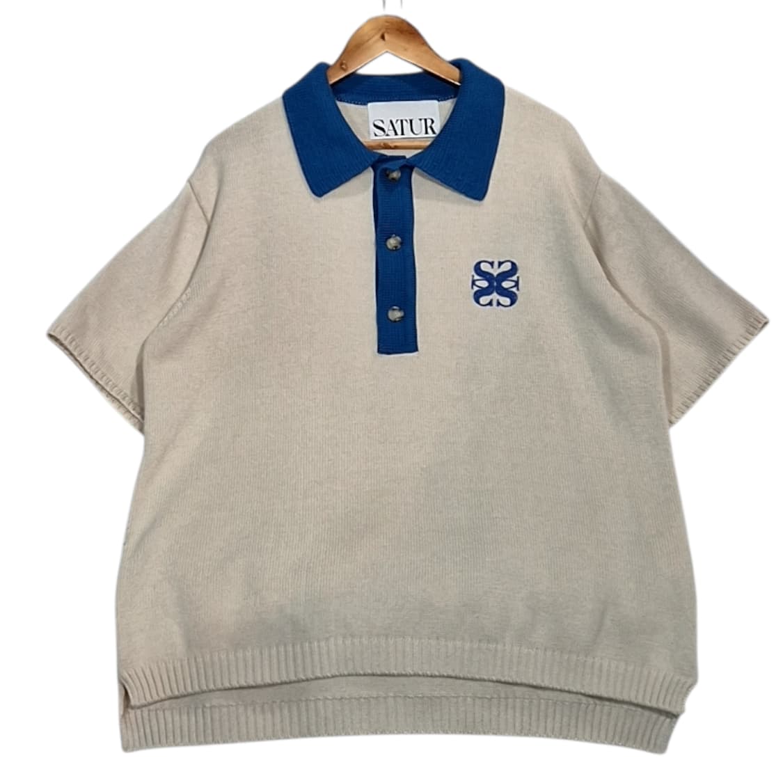 Satur 세터 나폴리 소프트 폴로 니트 상품이미지1