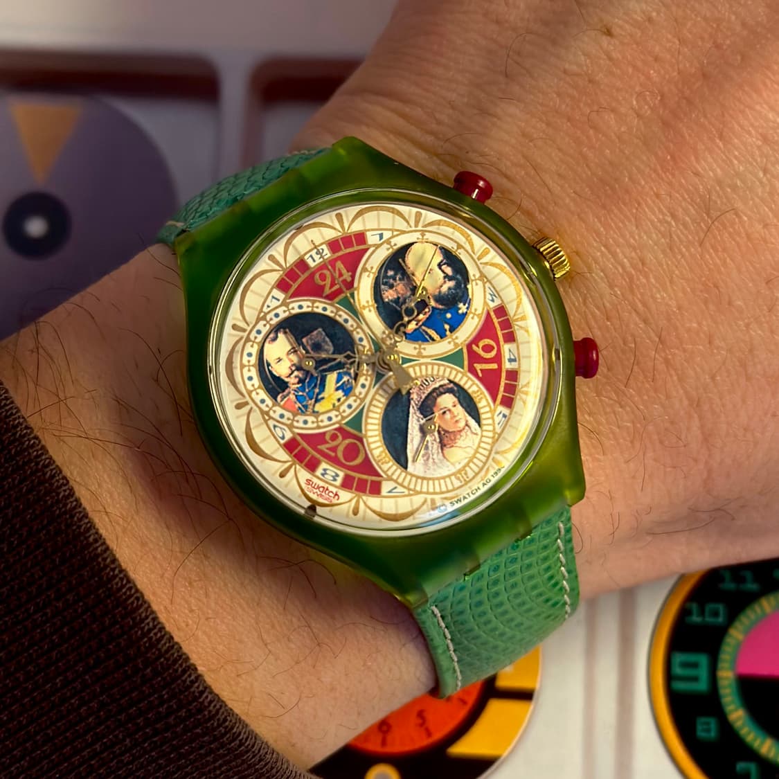 94년판) 빈티지 스와치 크로노 Russian Treasury 상품이미지1