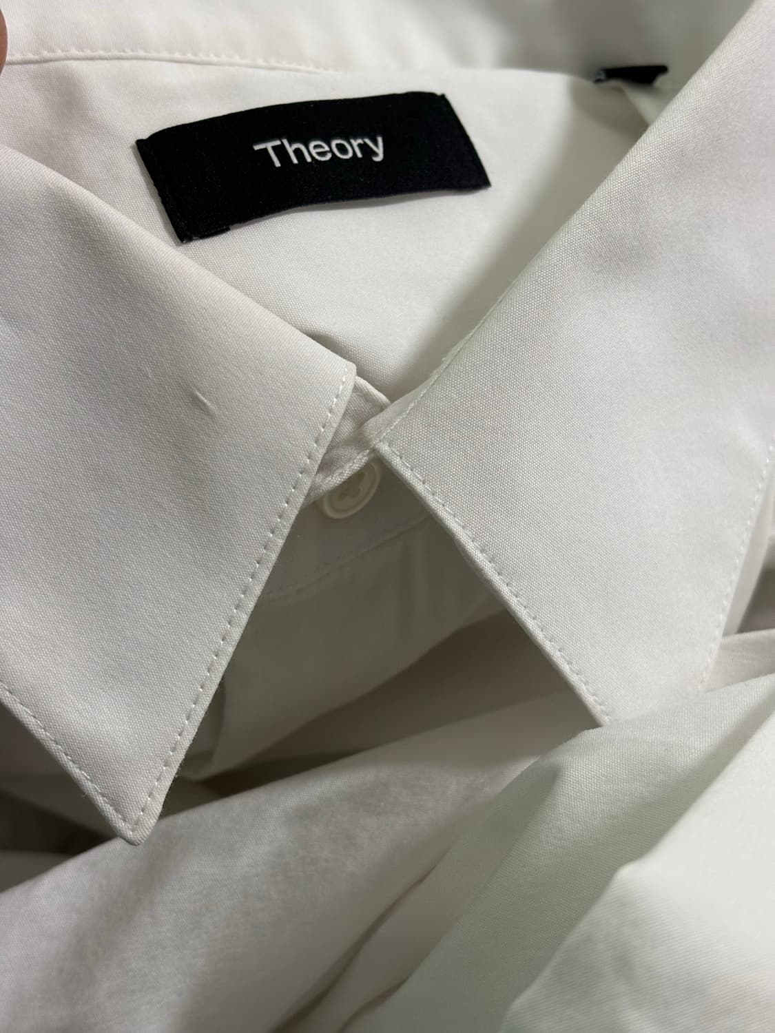 띠어리 실베인 웰스 화이트셔츠M(100) 상품이미지7