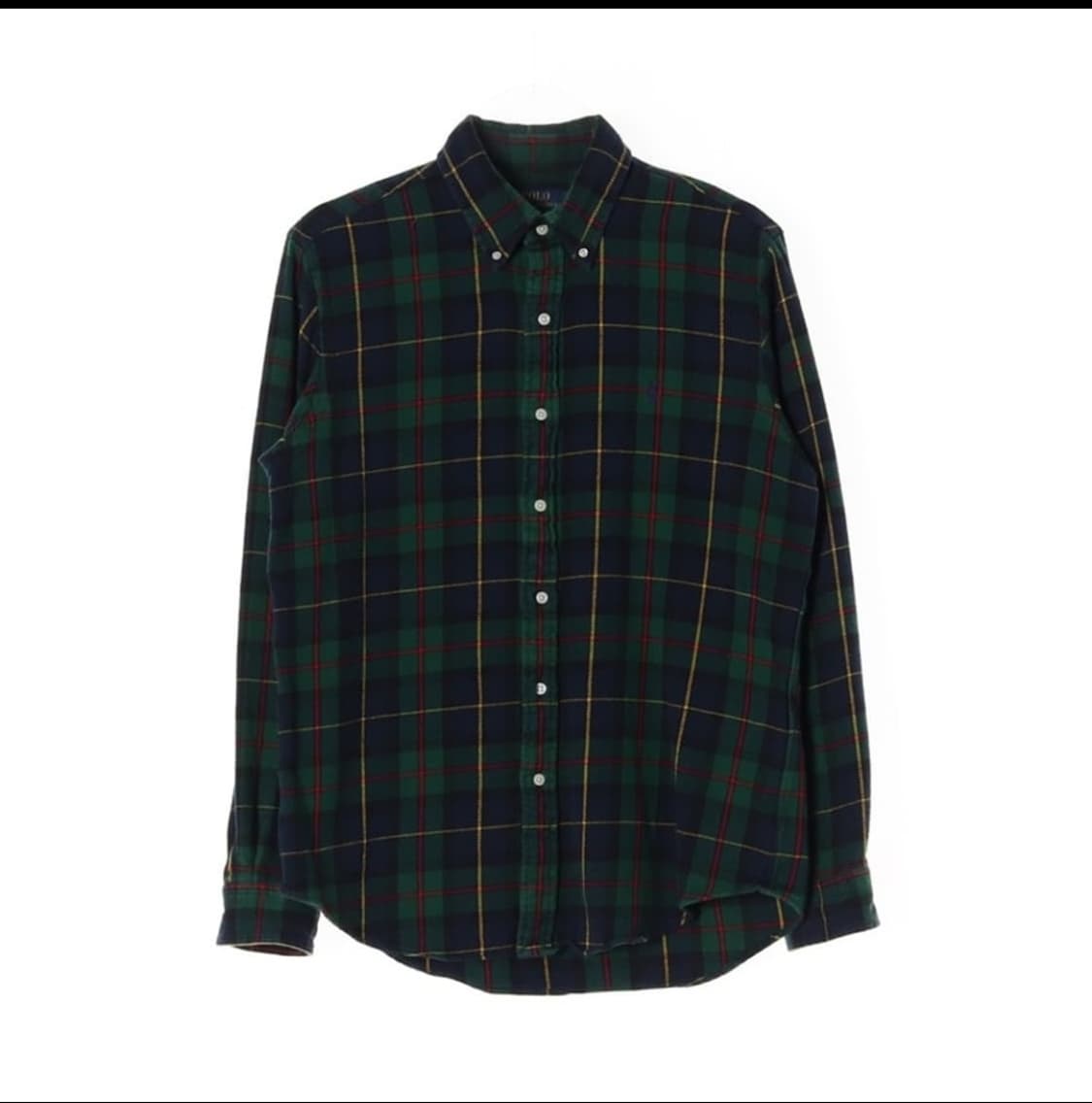 폴로 블랙와치 셔츠 QR라벨 상품이미지1