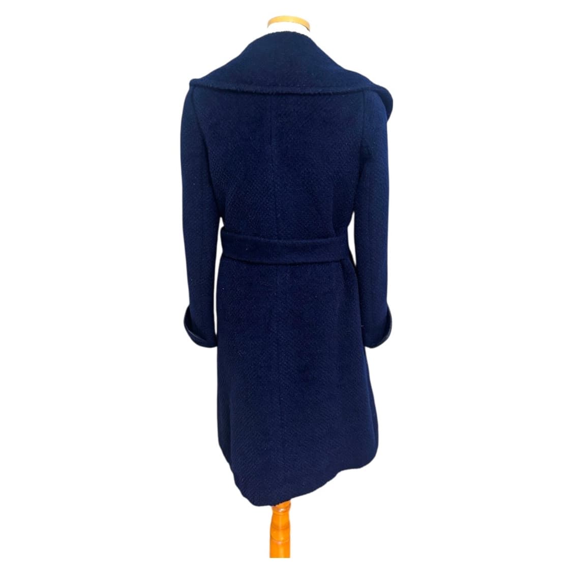 [무배] 리스트 네이비 벨티드 코트 울85% + 수리 알파카10% 상품이미지8