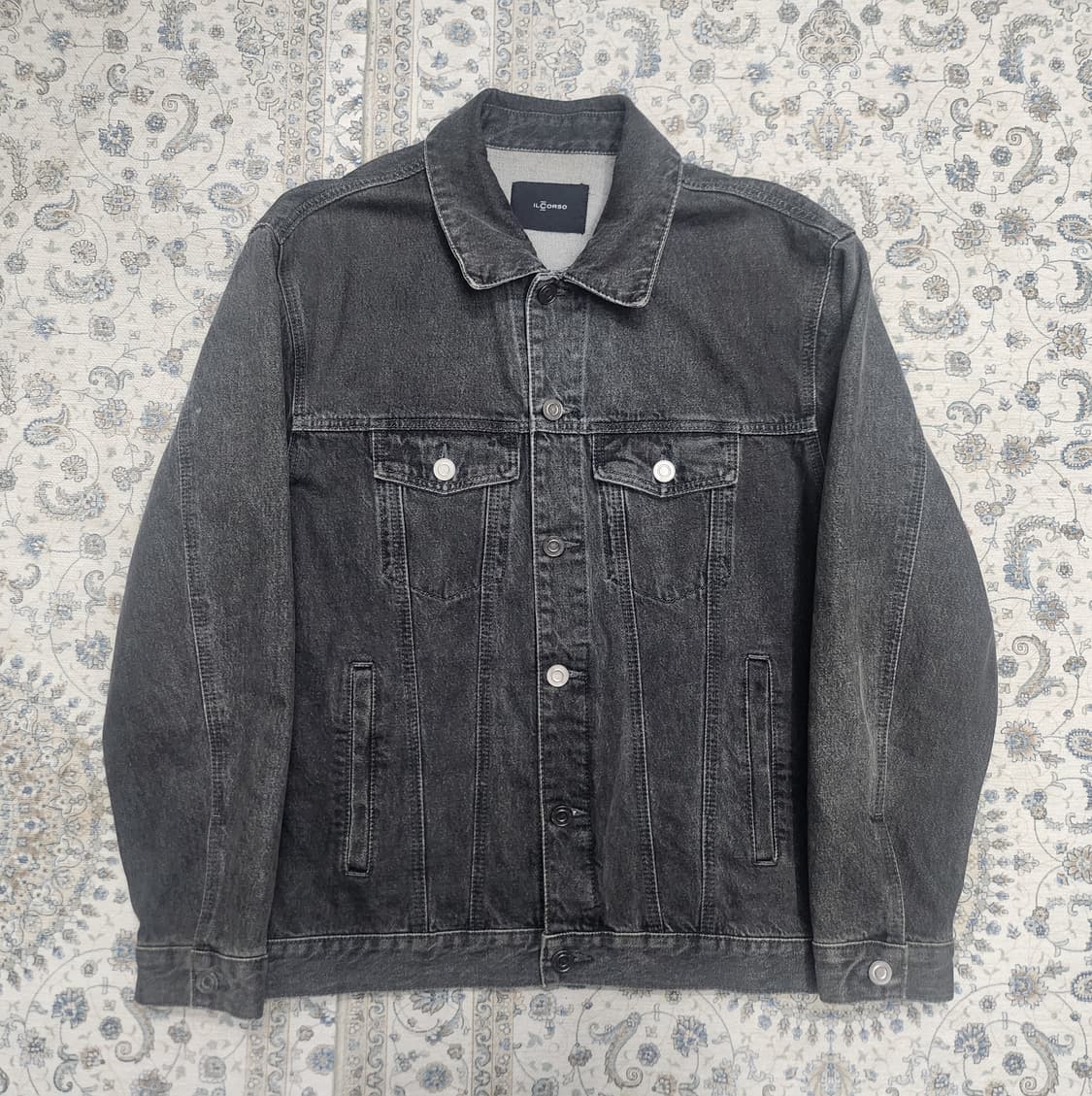 ilCORSO 일꼬르소 흑청 데님 자켓 100 상품이미지1