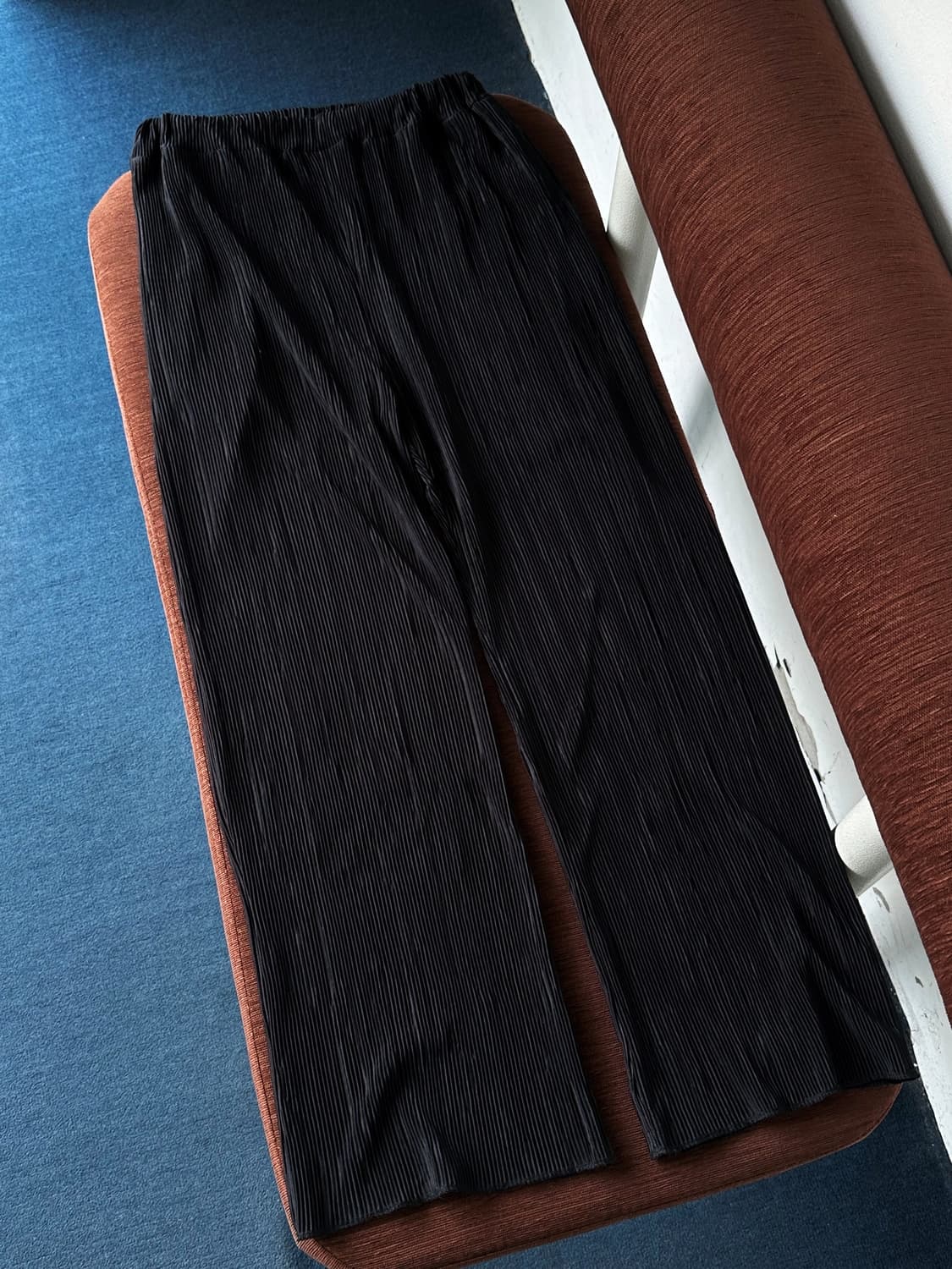 Micro pleats loose easy pants 상품이미지3