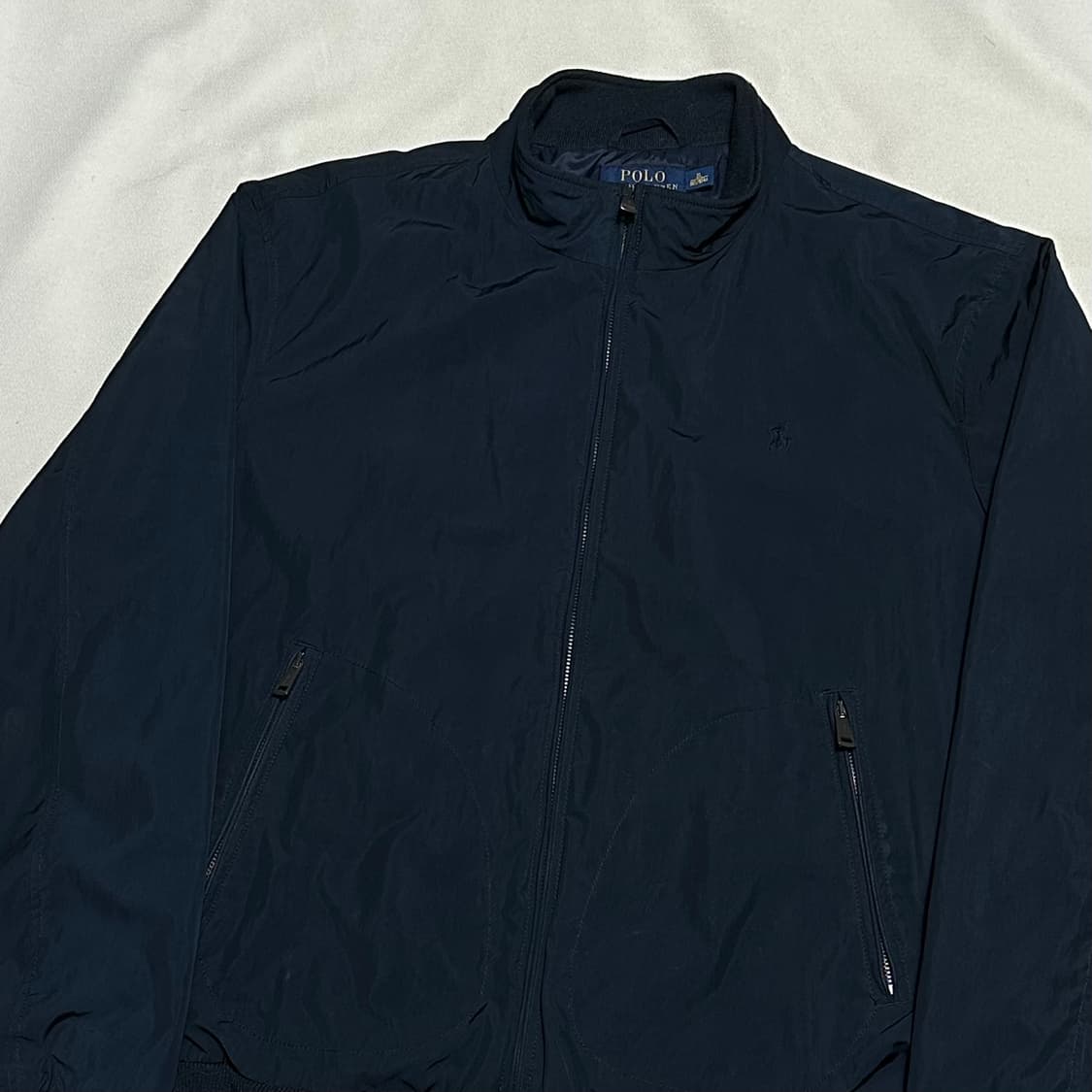 XL 폴로랄프로렌 모크넥 네이비 폴리쉘 자켓 상품이미지1