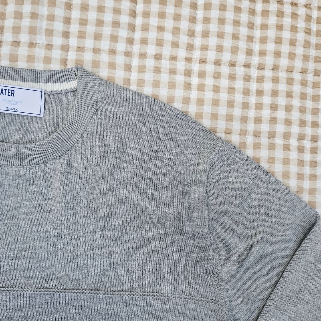 지오지아 긴소매 면니트 남자100~105 상품이미지3