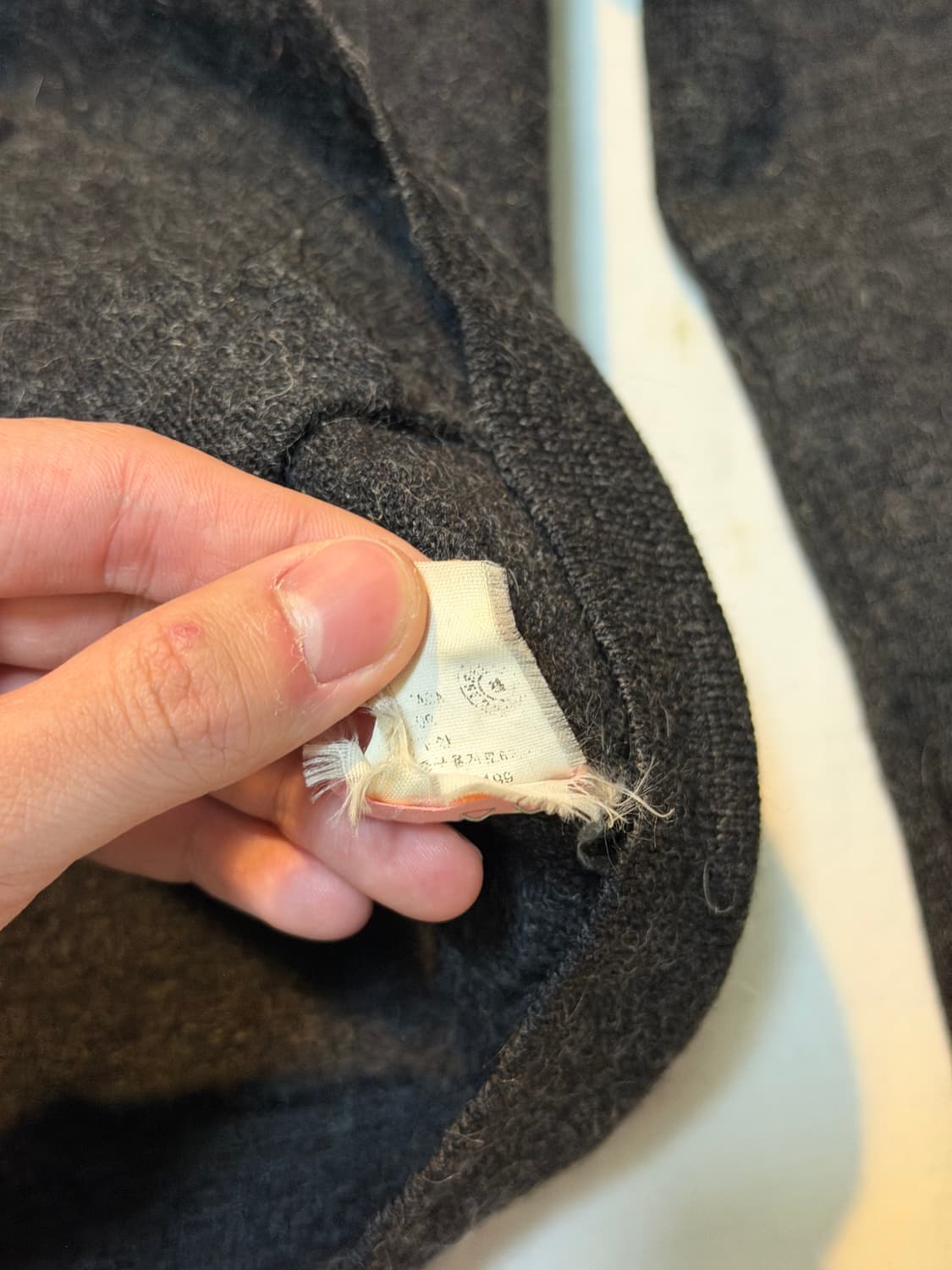 폴로 랄프로렌 알파카 울 블루종 니트집업 차콜 상품이미지5