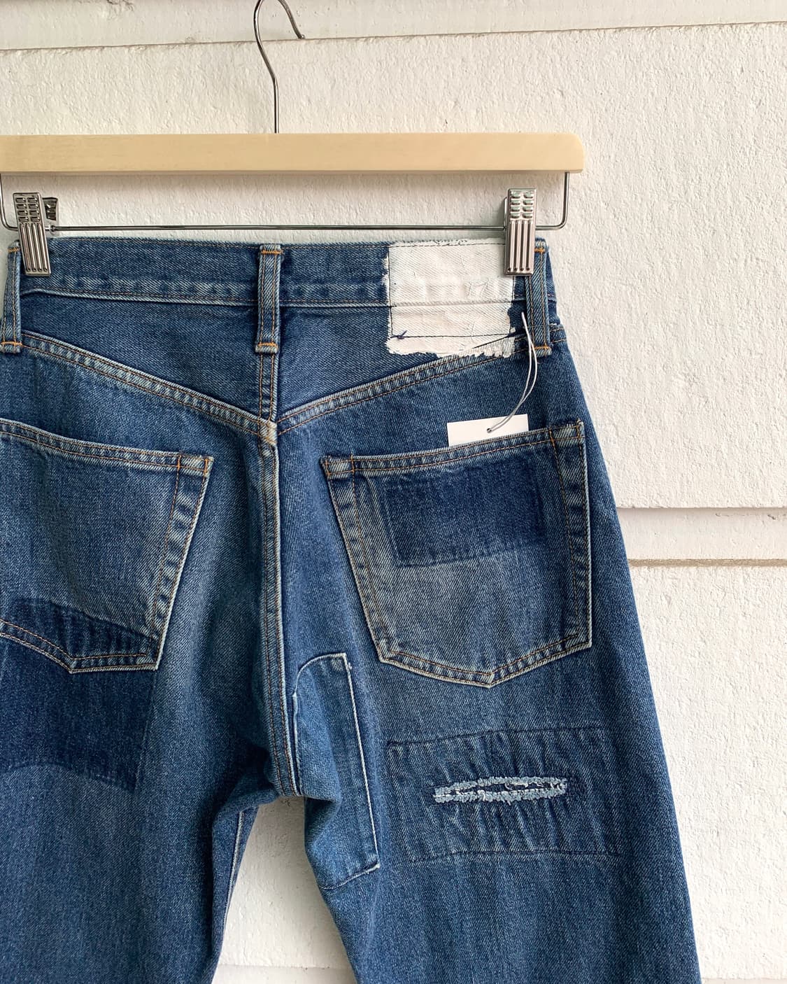 캐피탈 패치 데님 팬츠 상품이미지1