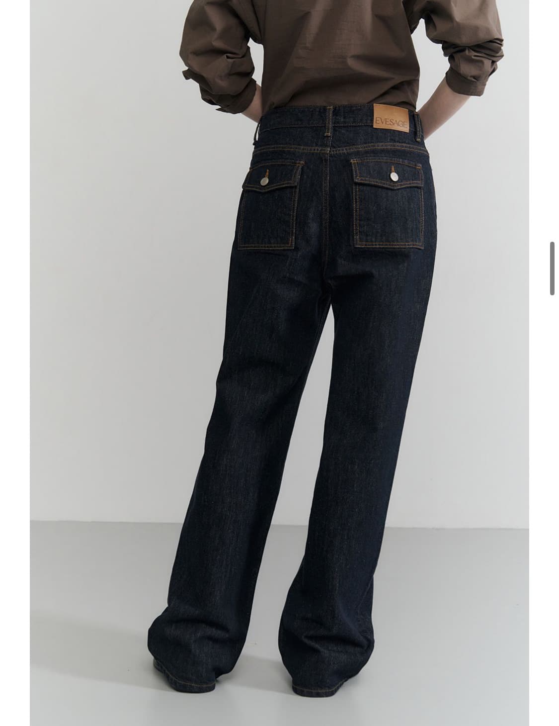 Evesage 와이드 데님 상품이미지5