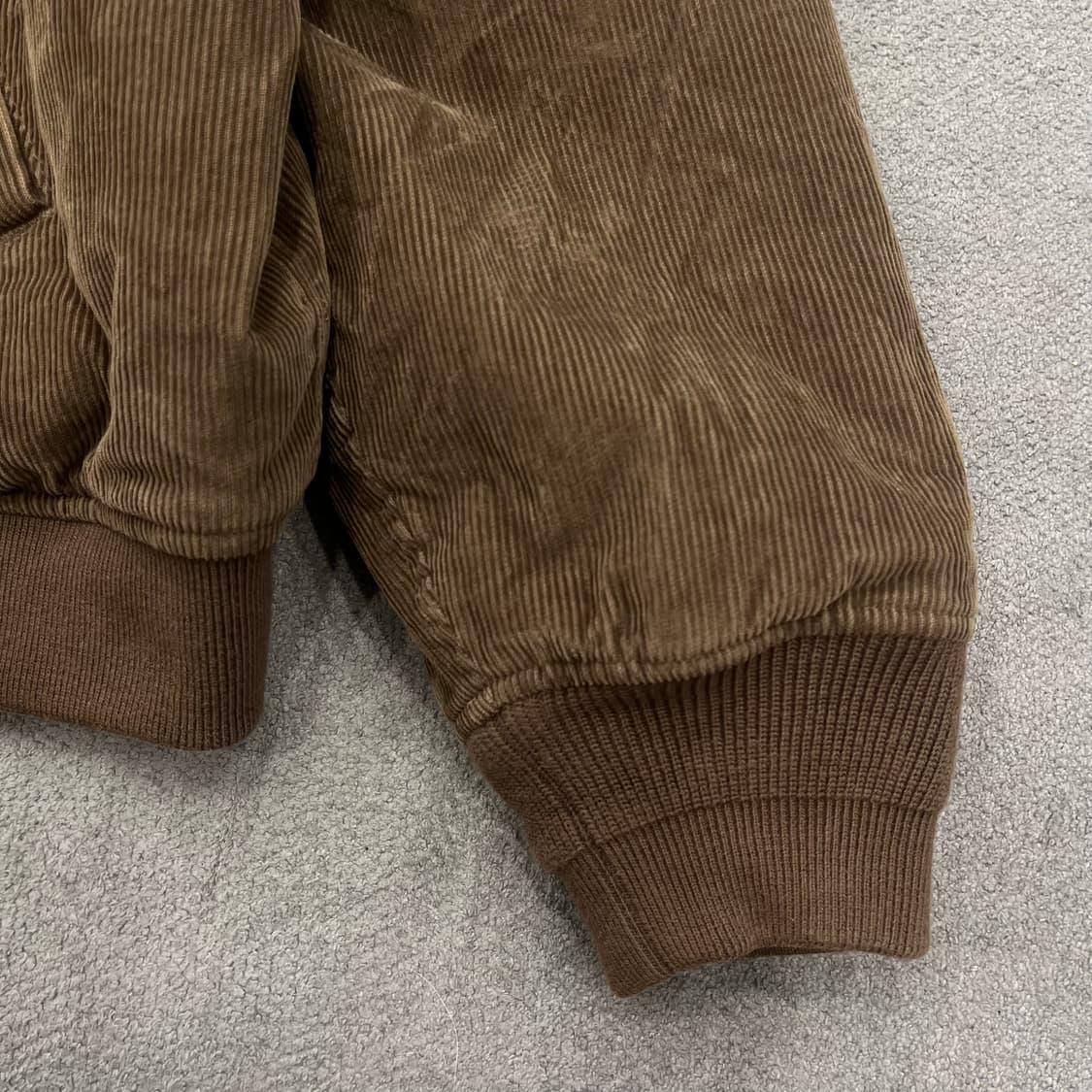 XL 커버낫 코듀로이 브라운 봄버 자켓 상품이미지3