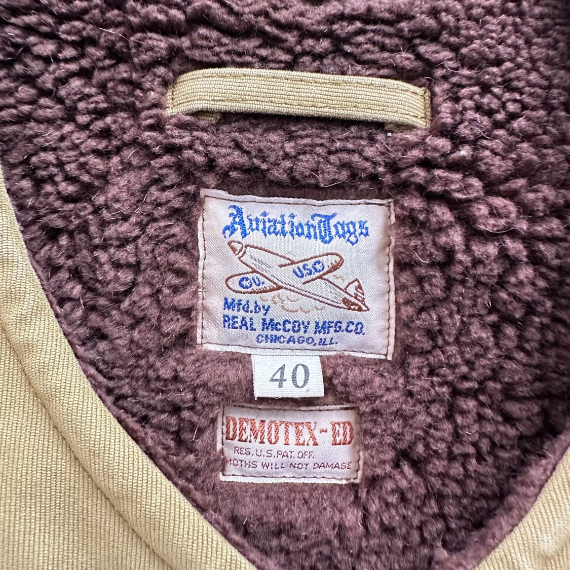 리얼맥코이 USN 알파카 N1 덱자켓 베스트 (사이즈 40) 상품이미지2