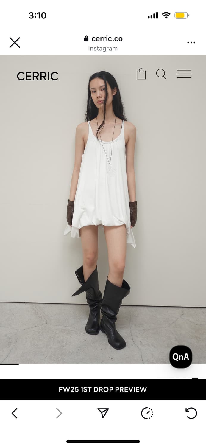 세릭 벌룬 BALLOON SLEEVELESS DRESS / IVORY 상품이미지2