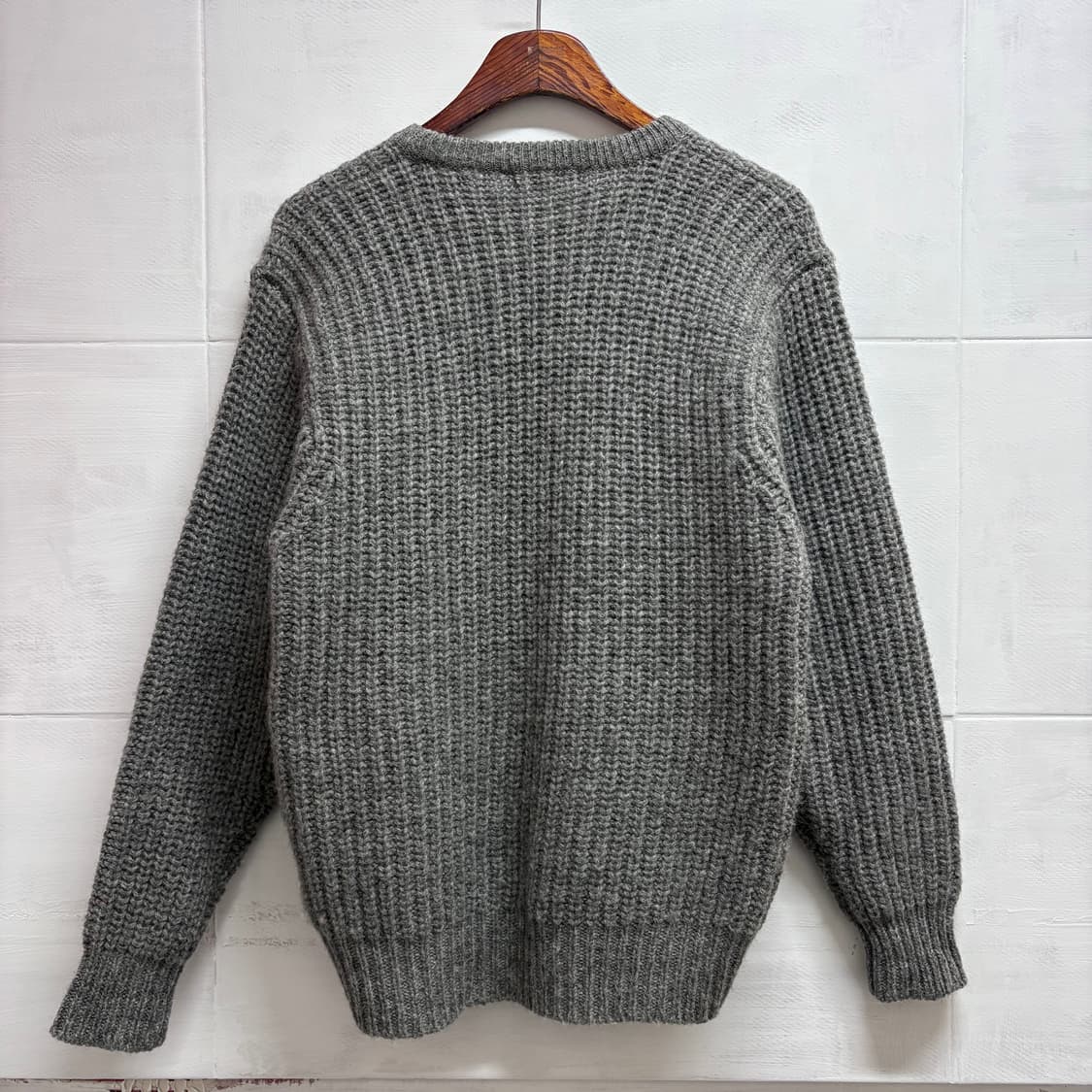 Cecilene wool 와플 그레이 니트 (JPN) 상품이미지4