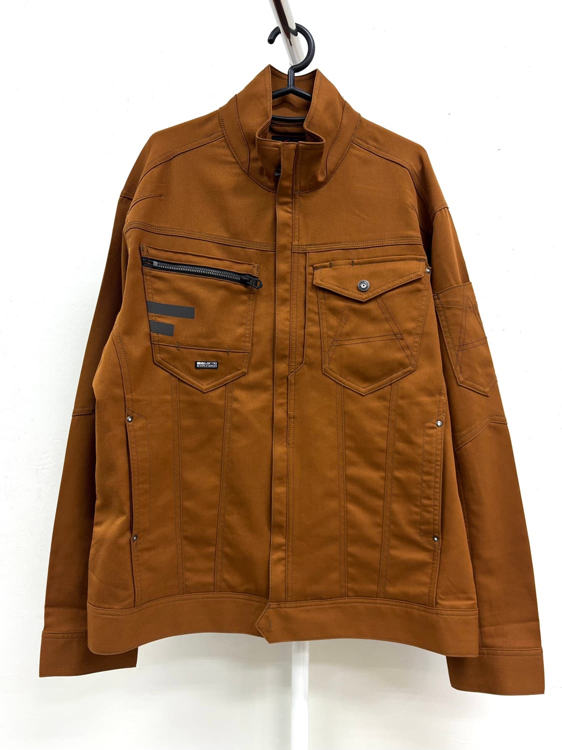 빈티지 브릭 브라운 유틸리티 자켓 블루종 상품이미지6