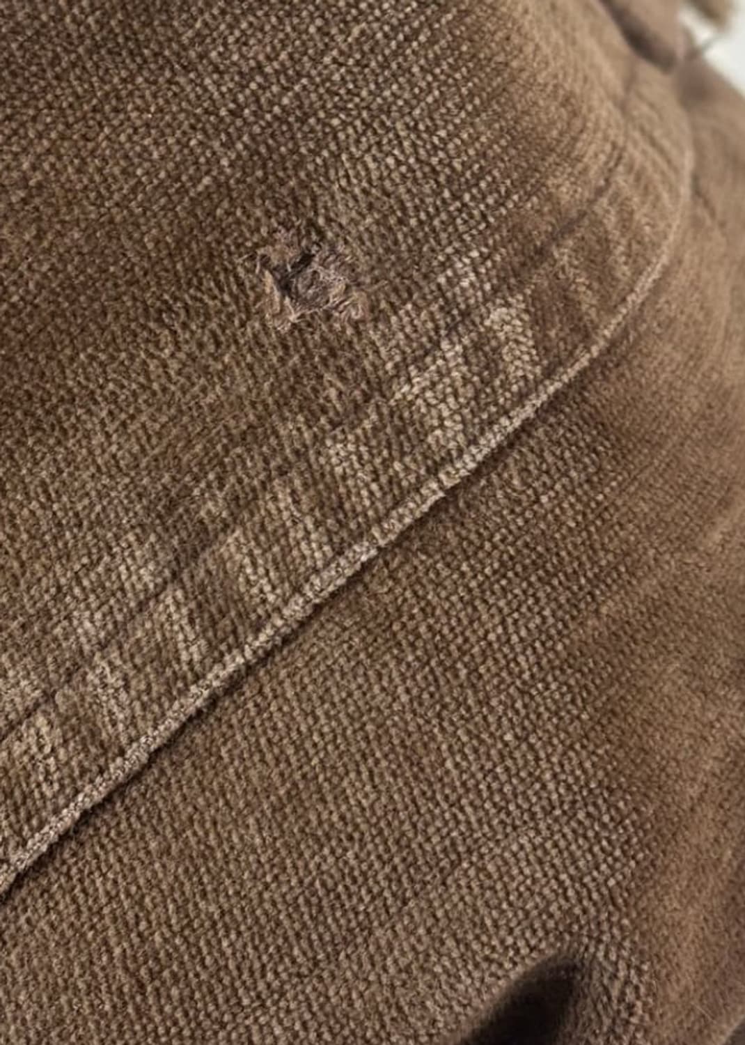 갸루 모리 브라운 퍼 스웨이드 자켓 상품이미지4