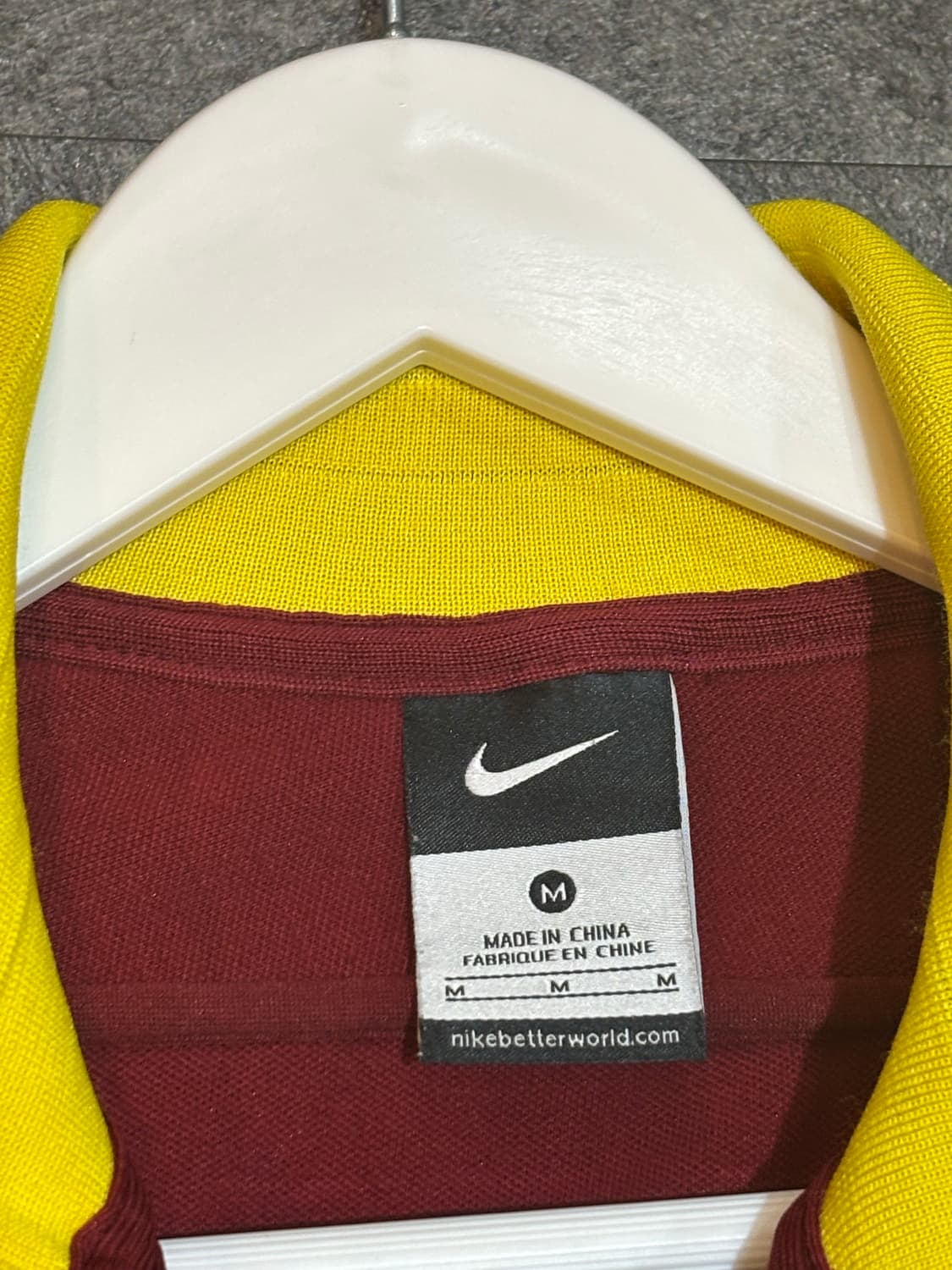 나이키 바르셀로나 버건디 트랙탑 져지 M 상품이미지5