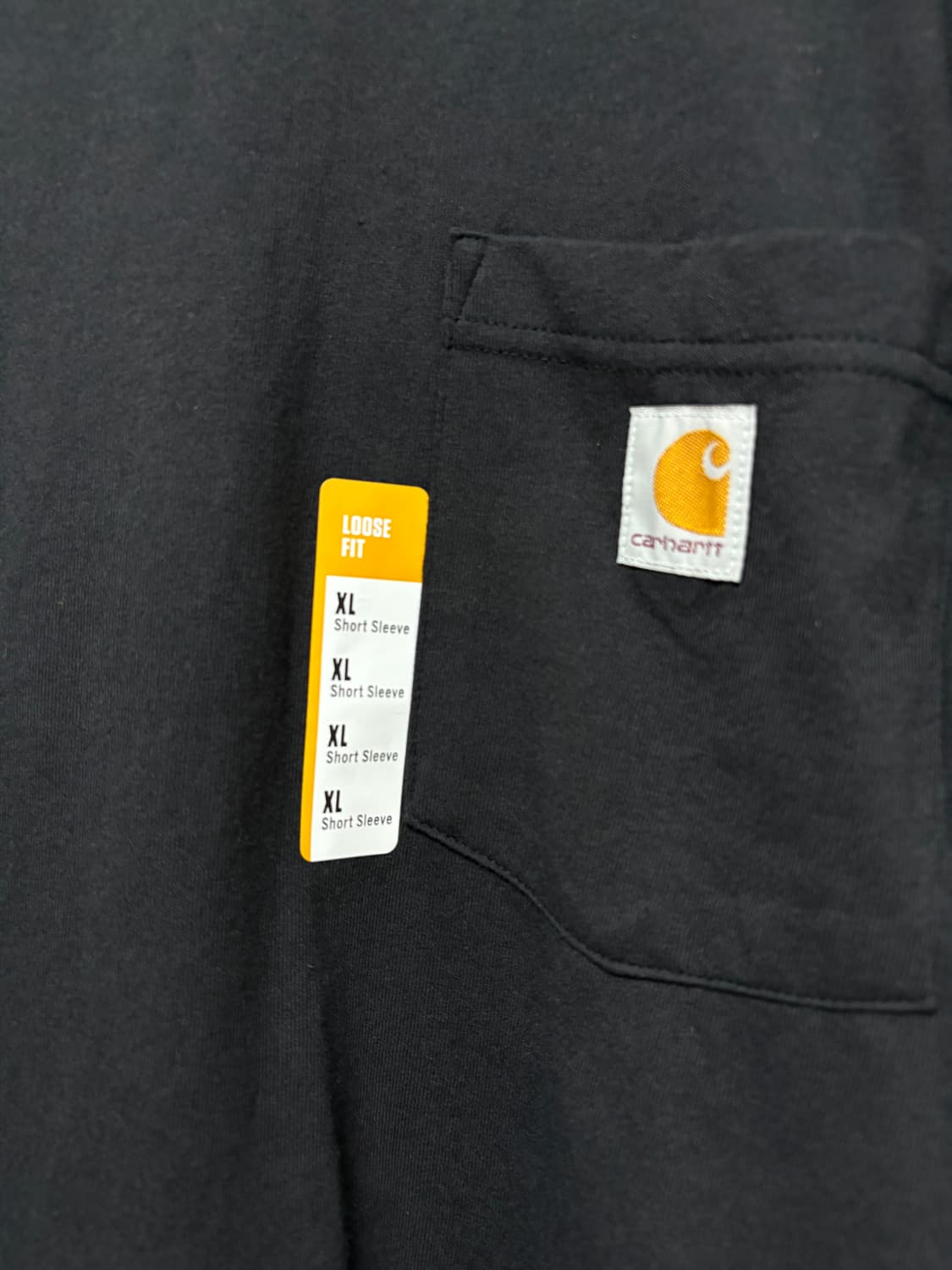 칼하트 루즈핏 반팔 블랙 XL 새상품 상품이미지2