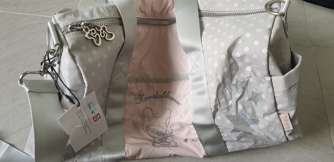 허그유어스킨 코리락쿠마 멀티 더블백 핑크 새상품 상품이미지2