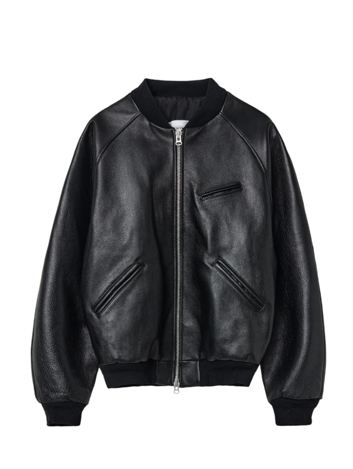 (3) 해칭룸 Leather Ma-1 Black 상품이미지1