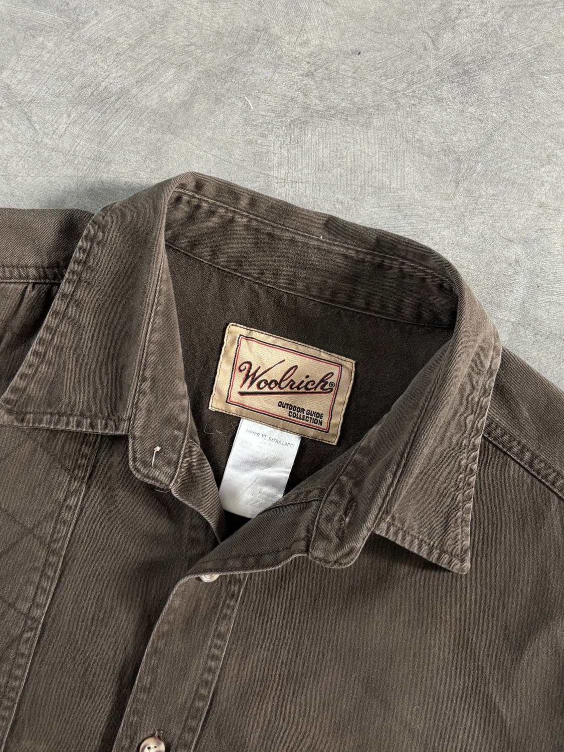 Woolrich 울리치 딥브라운 트윌 코튼 헌팅 셔츠 상품이미지3