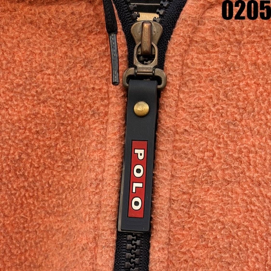 폴로 스포츠 플리스 오렌지 후드 집업 100-105 0205 상품이미지6