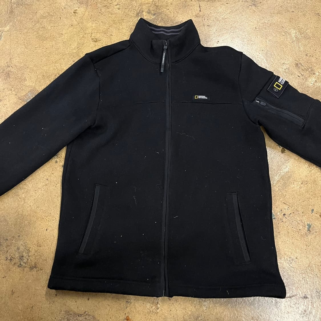 [정품/XL] 내셔널지오그래픽 블랙 기모 자켓 b10 상품이미지3