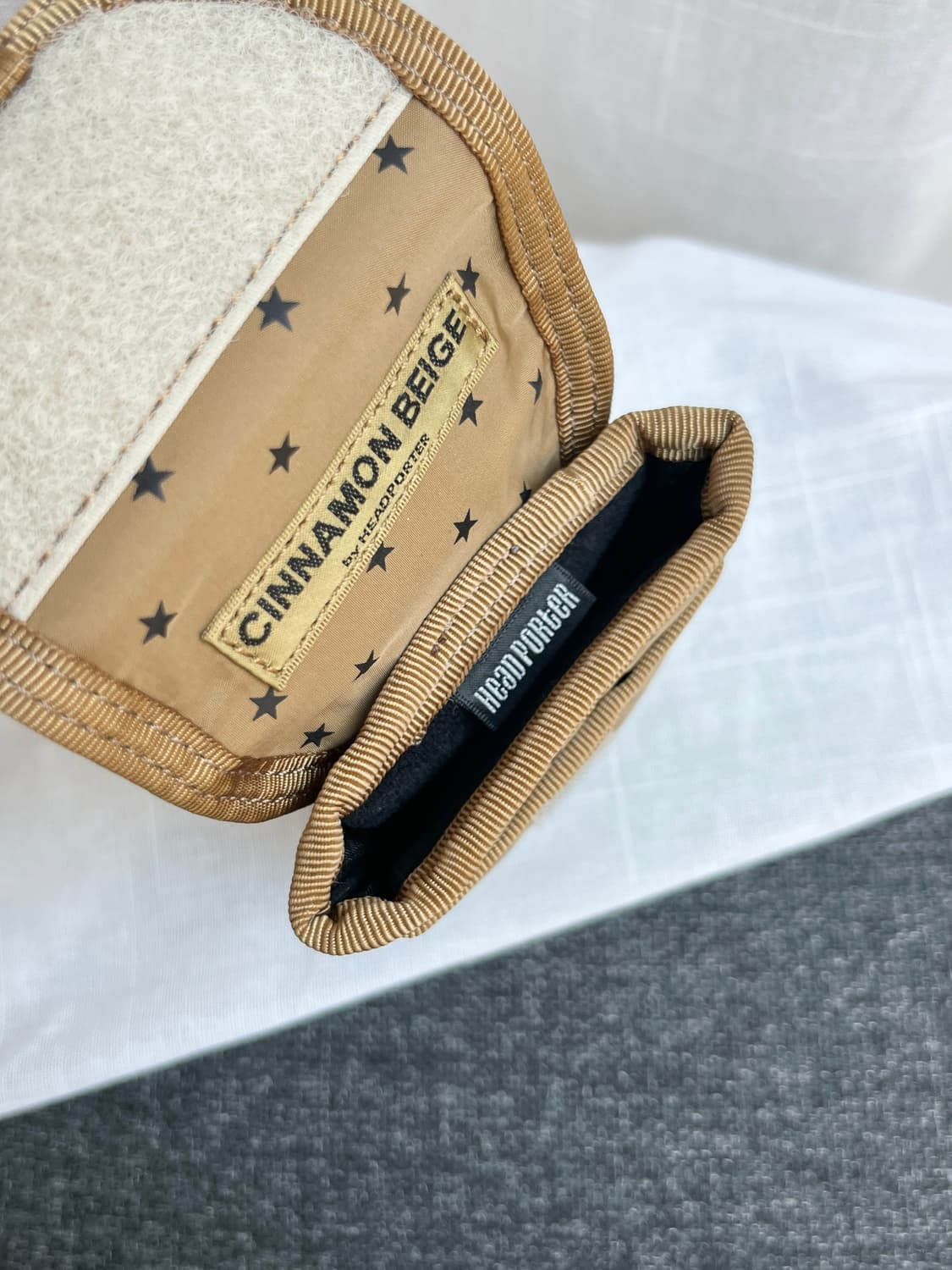 Porter 포터 별 패턴 지갑 카라멜 상품이미지9