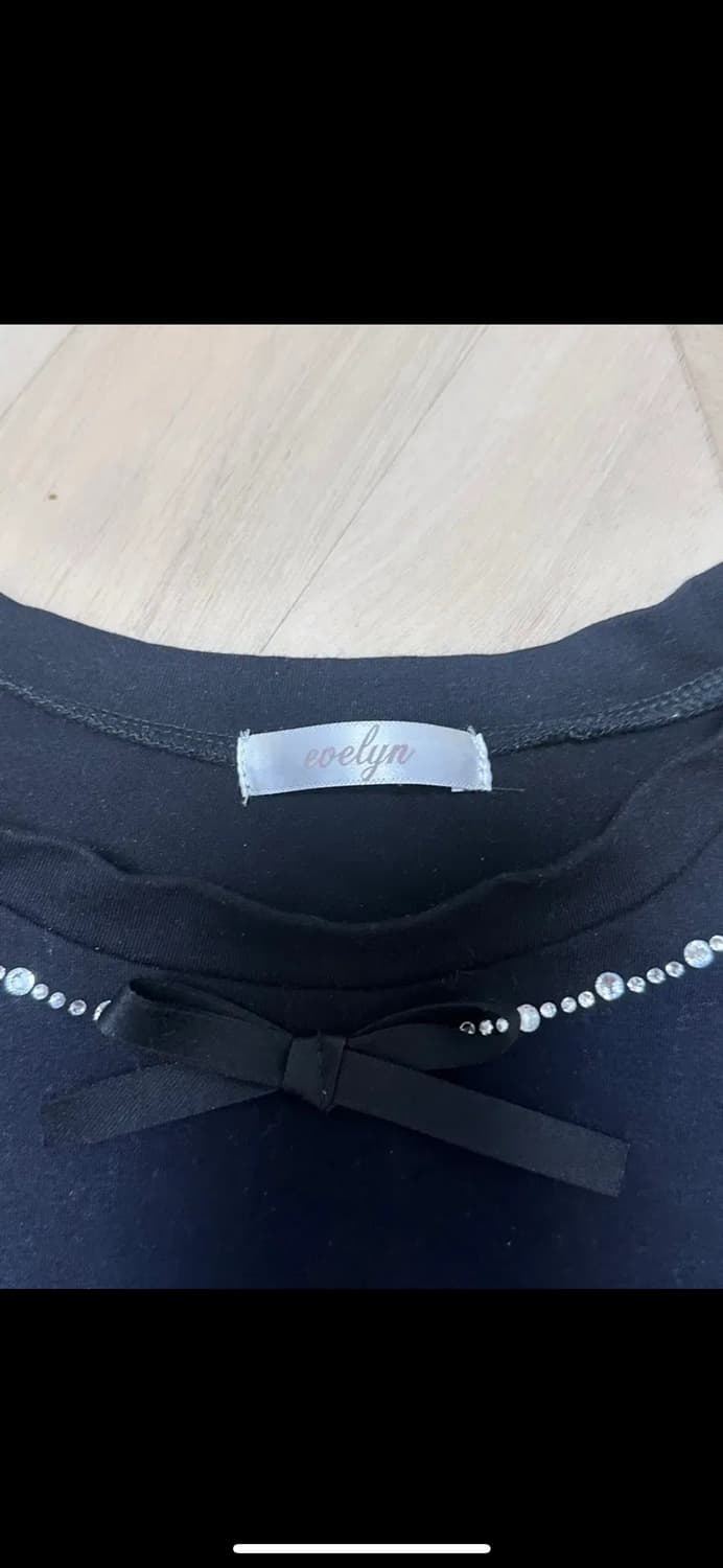 에블린 evelyn 반팔블라우스티셔츠 비쥬피움스나계지뢰계로지타리즈리사 상품이미지2