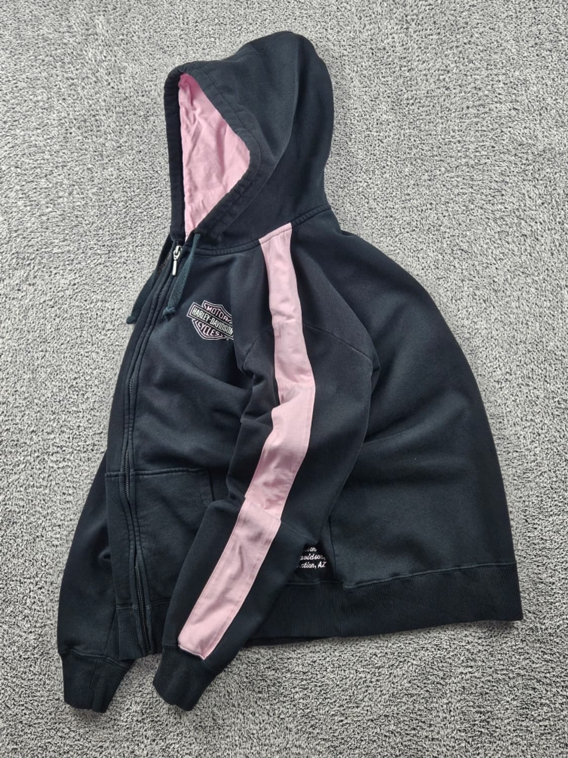 할리데이비슨 사이드 트랙 라인 후드 집업 ( XL ) / 11145 상품이미지3