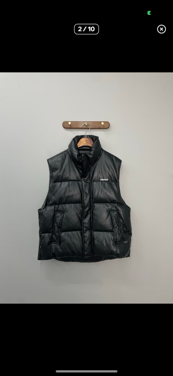 스타터 레더 다운 베스트 A3178 상품이미지2