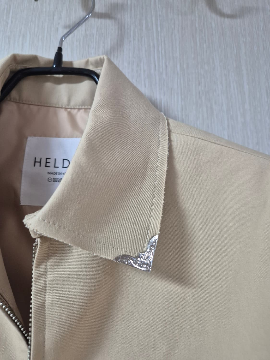 헬더 베이지색 봄버 자켓 HELDER  점퍼 상품이미지4