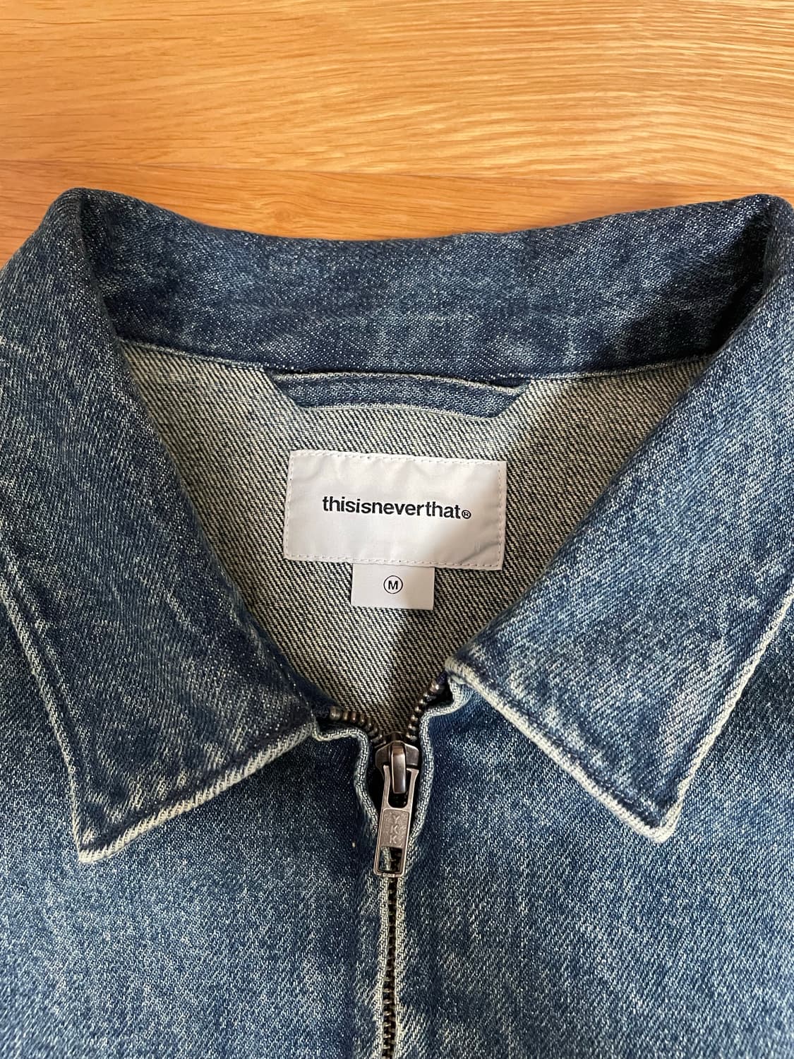 디스이즈네버댓 데님 블루종 자켓 m 상품이미지4