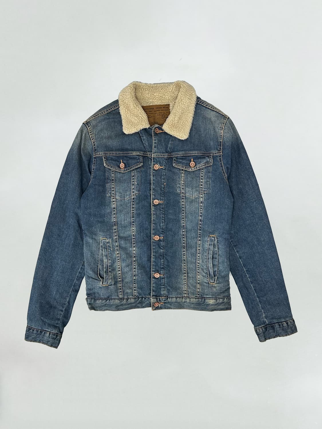 자라 쉐르파 데님 자켓 상품이미지1