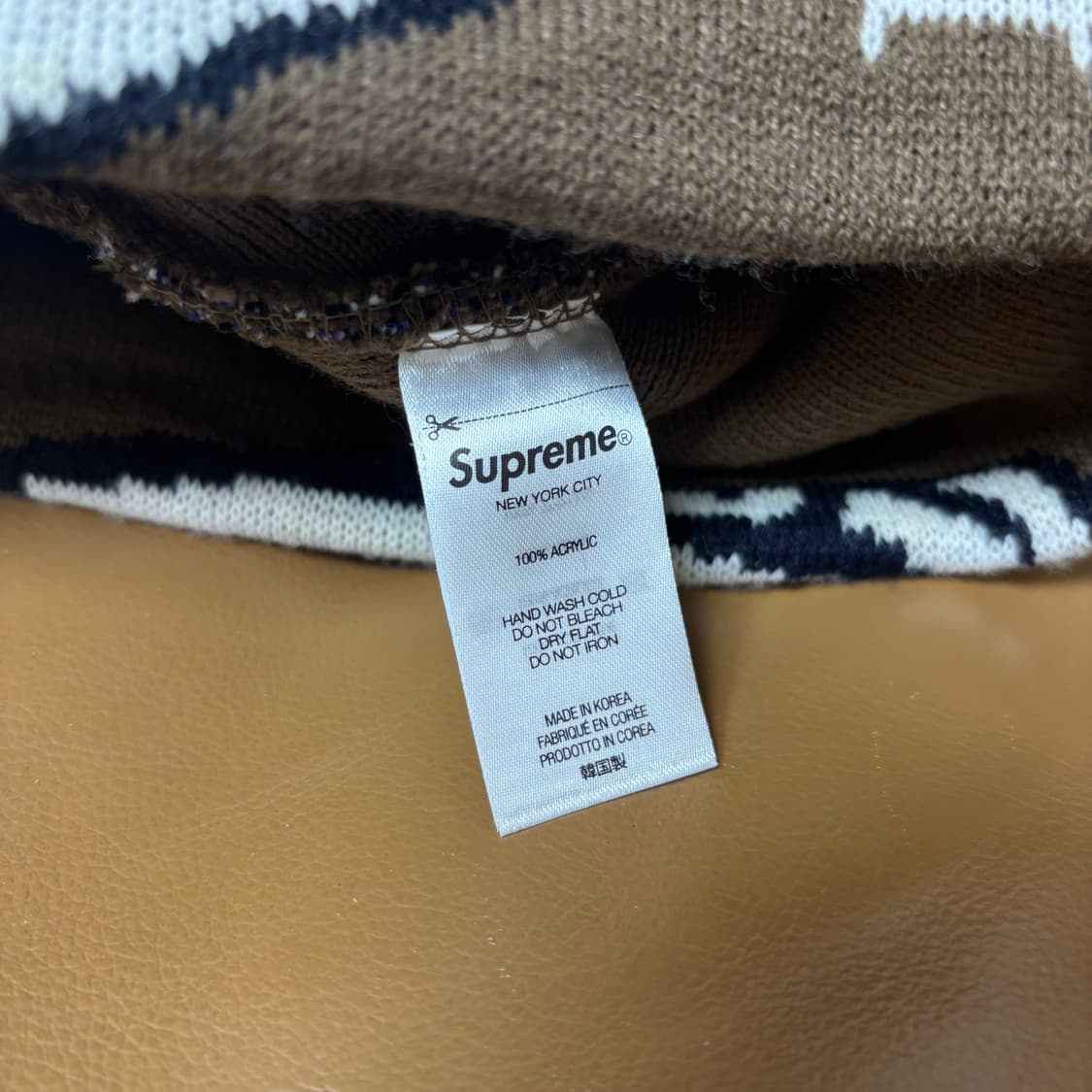 슈프림 비니 모자 도우보이 브라운 상품이미지8