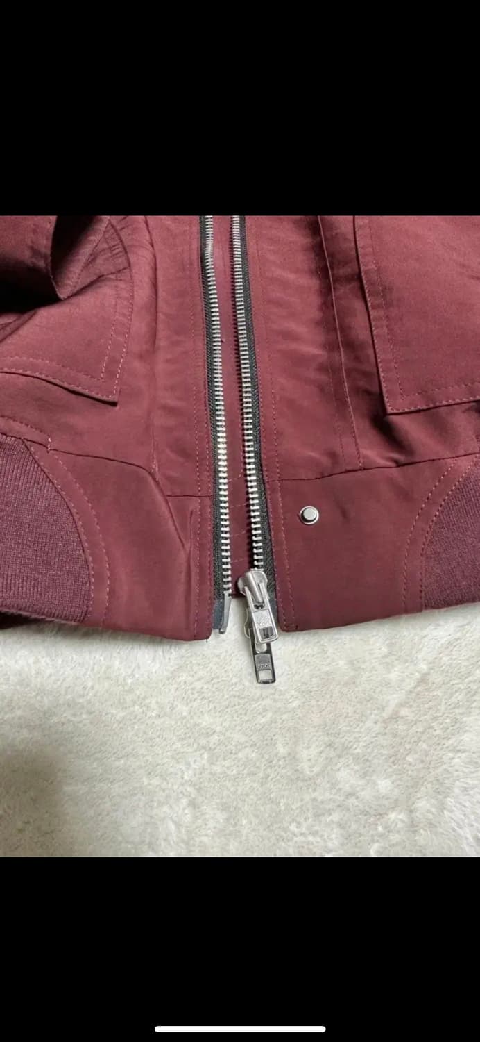 HALEINE 후드 봄버 버건디 상품이미지2