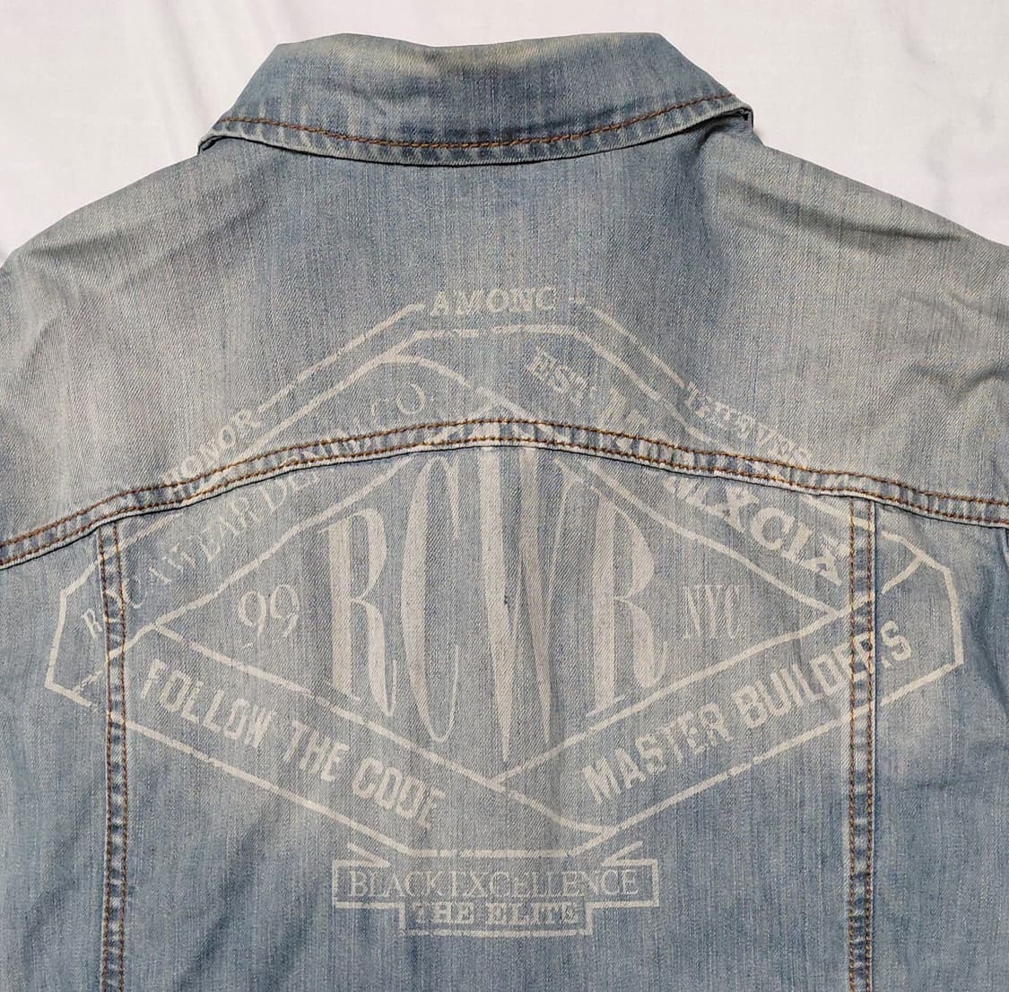 [46] 빈티지 로카웨어(Rocawear) 올드스쿨 오버사이즈 데님 자켓 상품이미지1