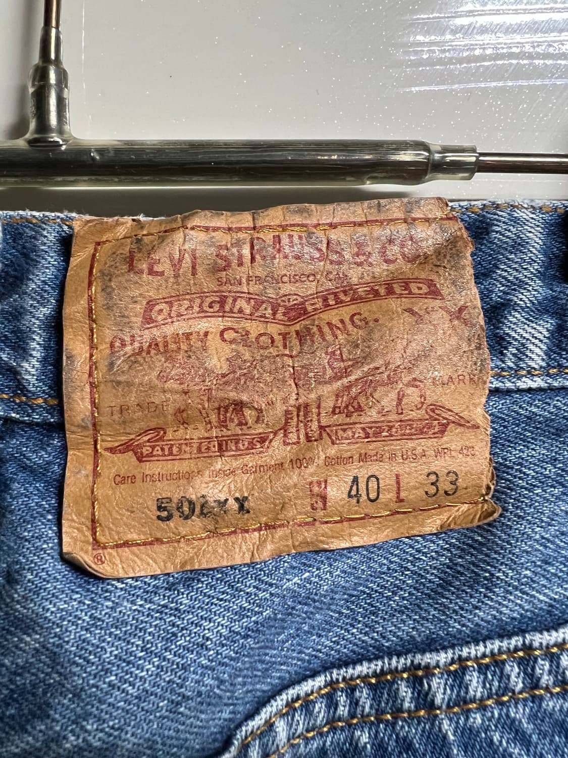 빈티지 90s 리바이스501xx 데님팬츠 상품이미지5