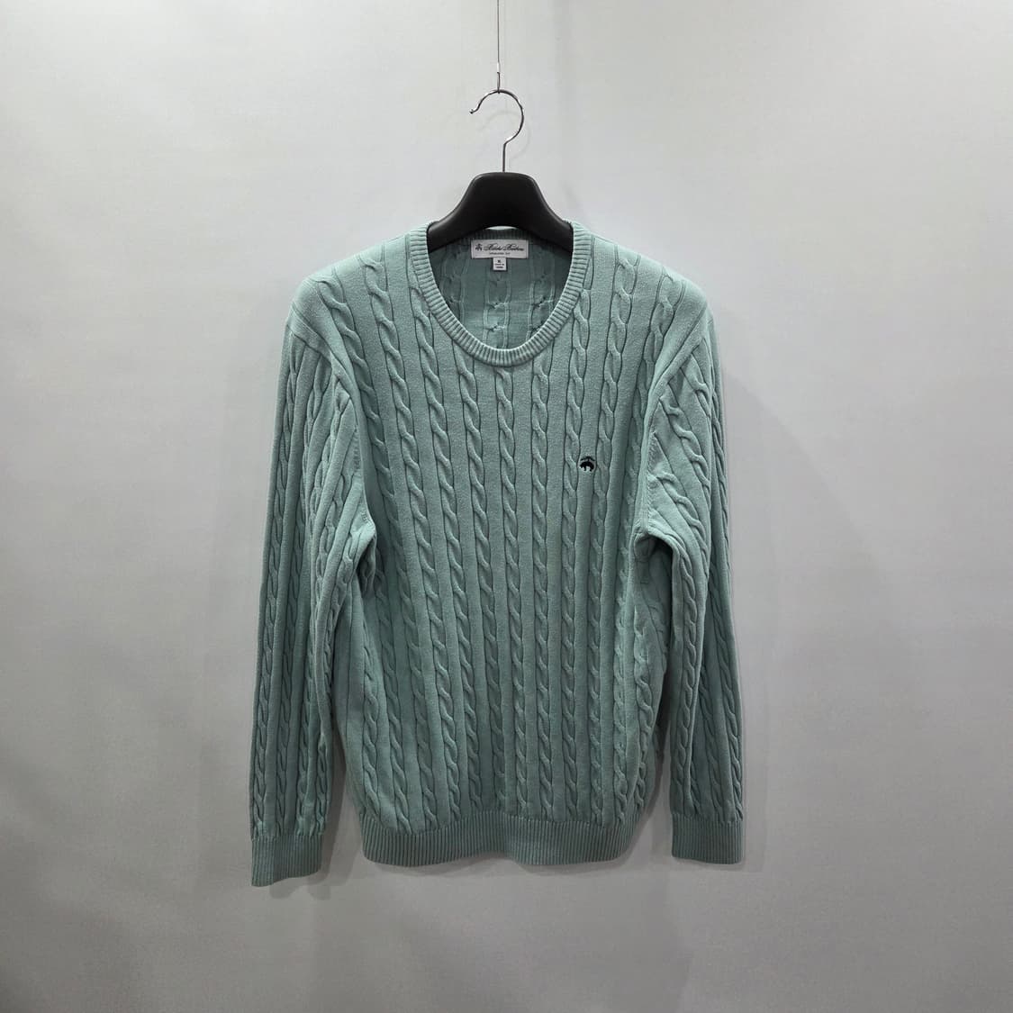 브룩스브라더스 코튼 케이블 니트 XL 상품이미지1