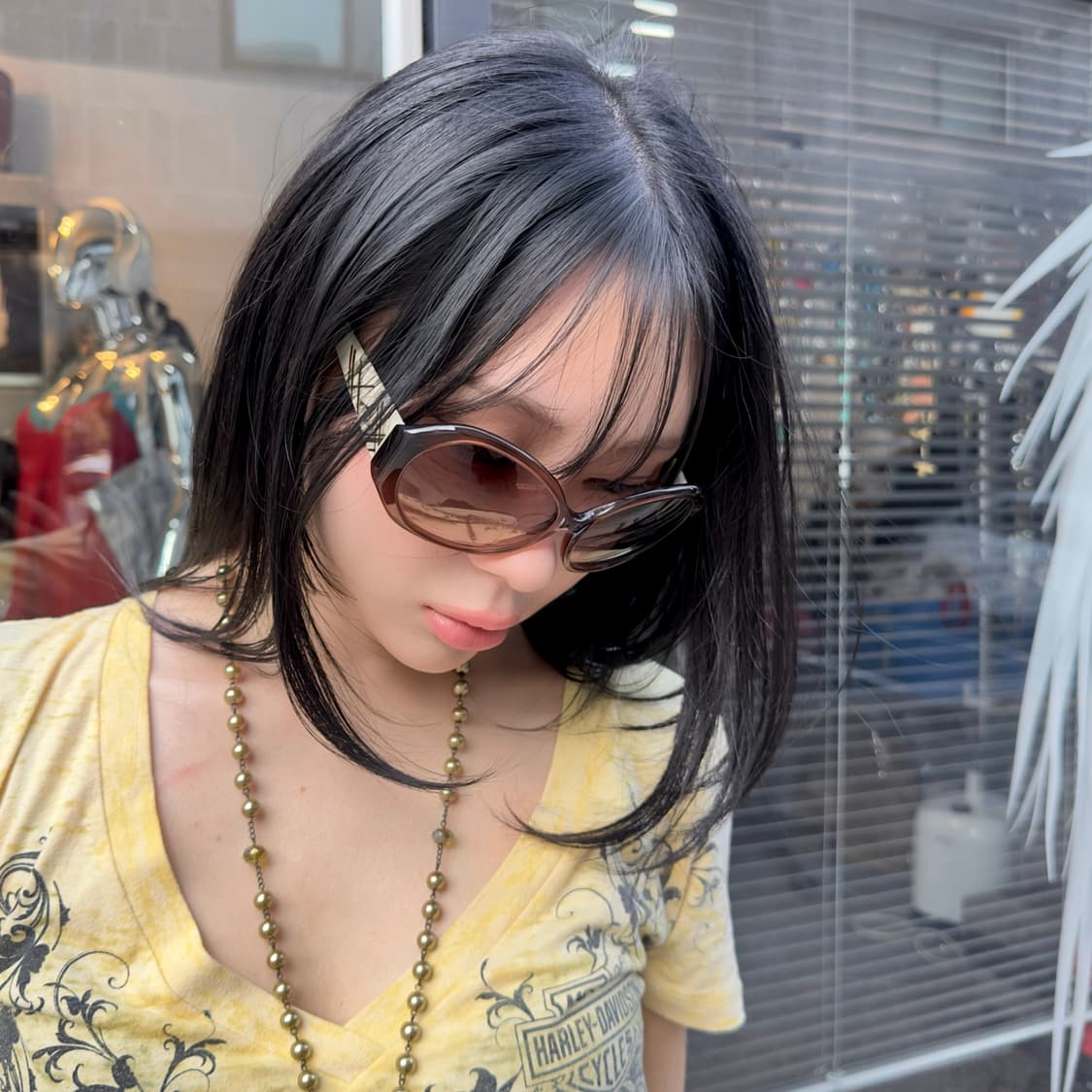 00s y2k 비비안웨스트우드 라지 선글라스 상품이미지7