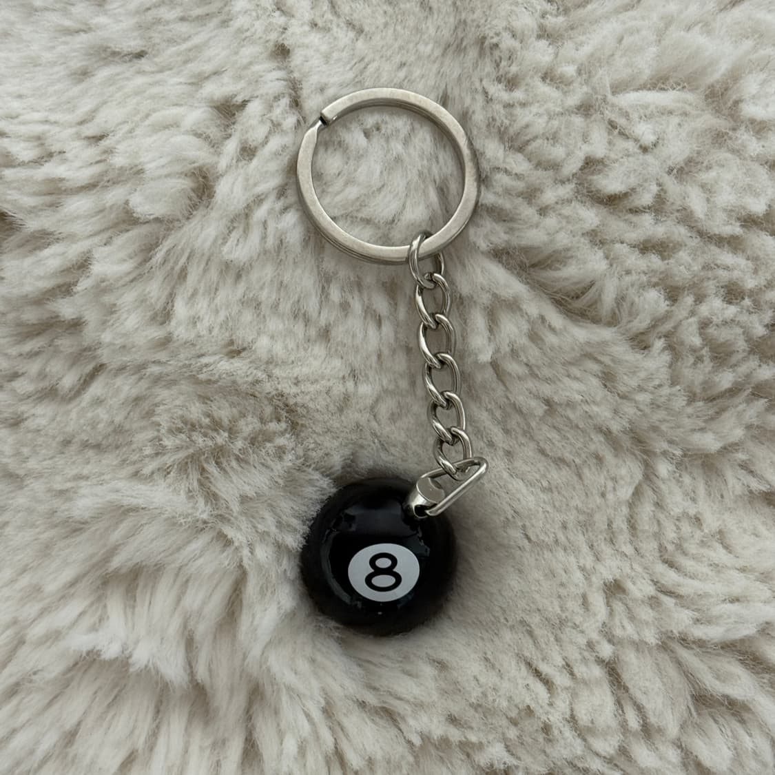 스투시 8볼 키체인 블랙 상품이미지1