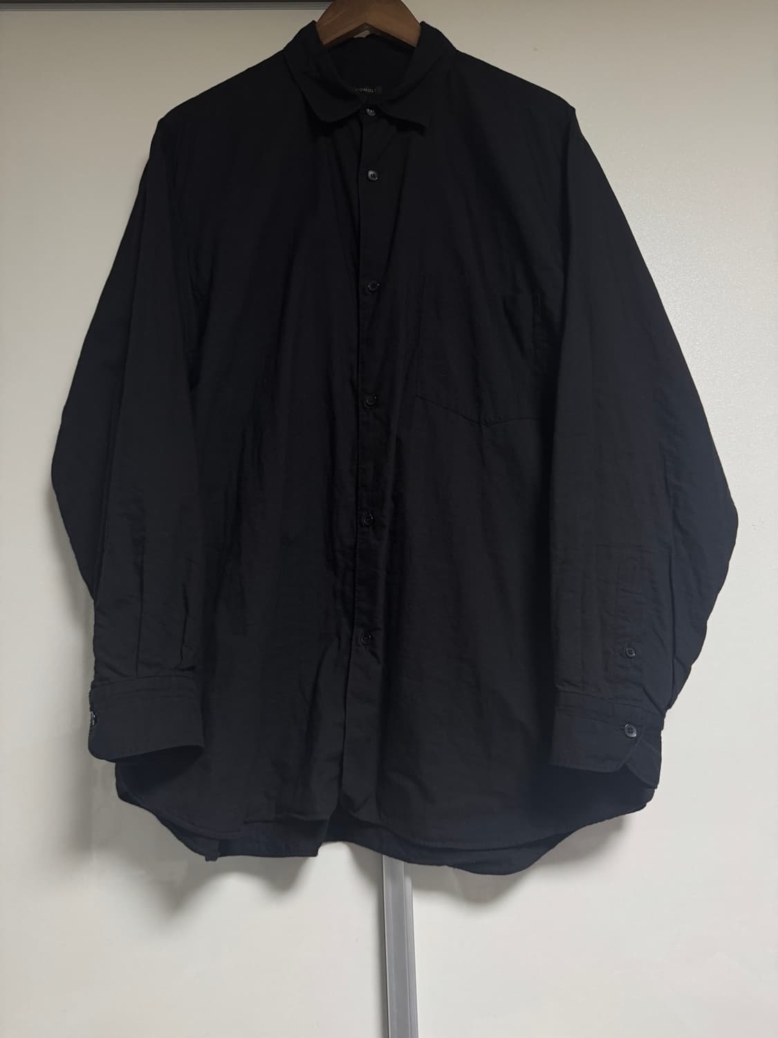 (2) 코모리 KHADI 코튼 셔츠 24AW 상품이미지1