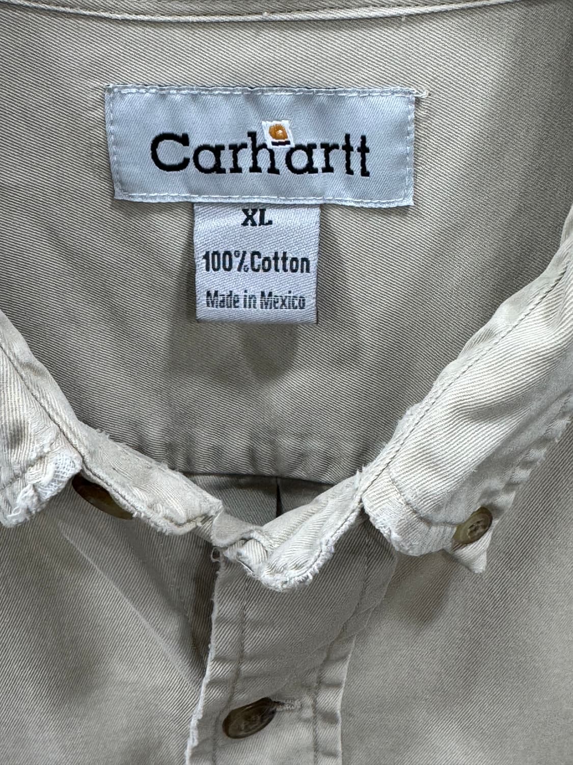 칼하트 버튼다운 워크셔츠 XL 상품이미지6