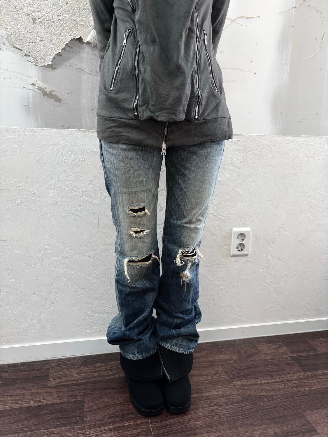 damage denim pants  상품이미지1
