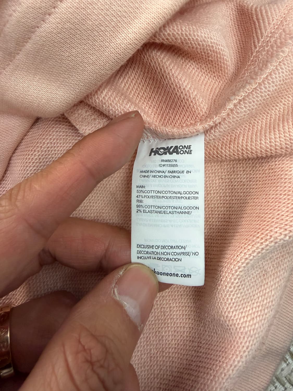 정품) 호카 HOKA 여성 오버핏 후드티 XS 상품이미지7