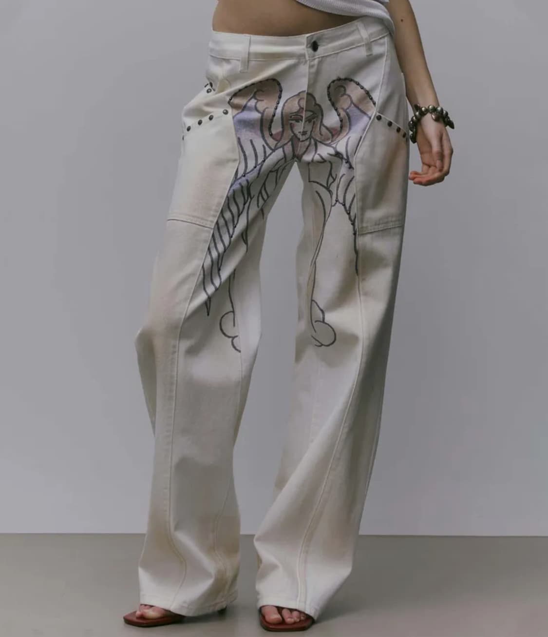 스컬프터 X Ed Hardy Cracked Angel Denim  상품이미지1