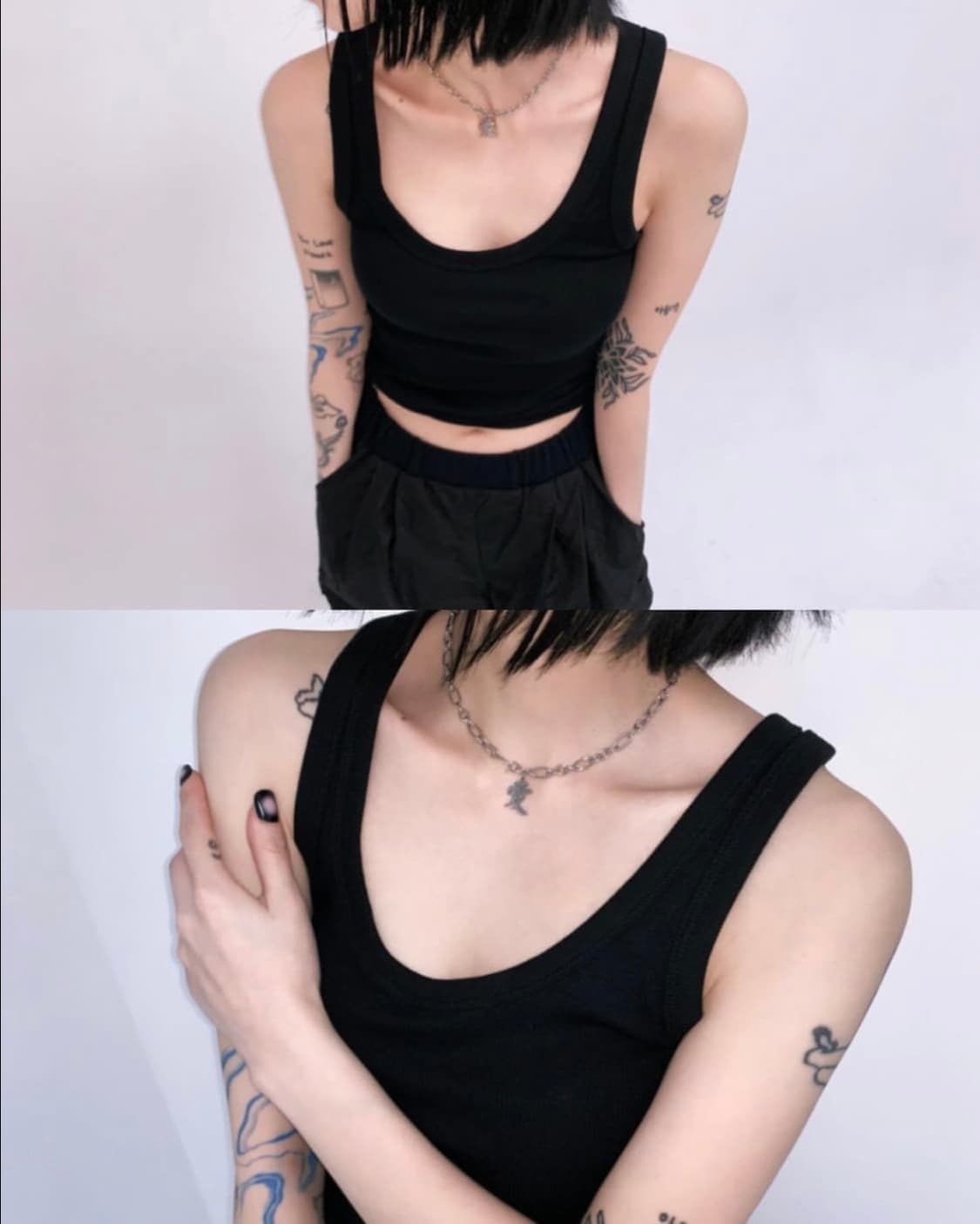 (룸즈)꽃 사랑애 체인목걸이 상품이미지6