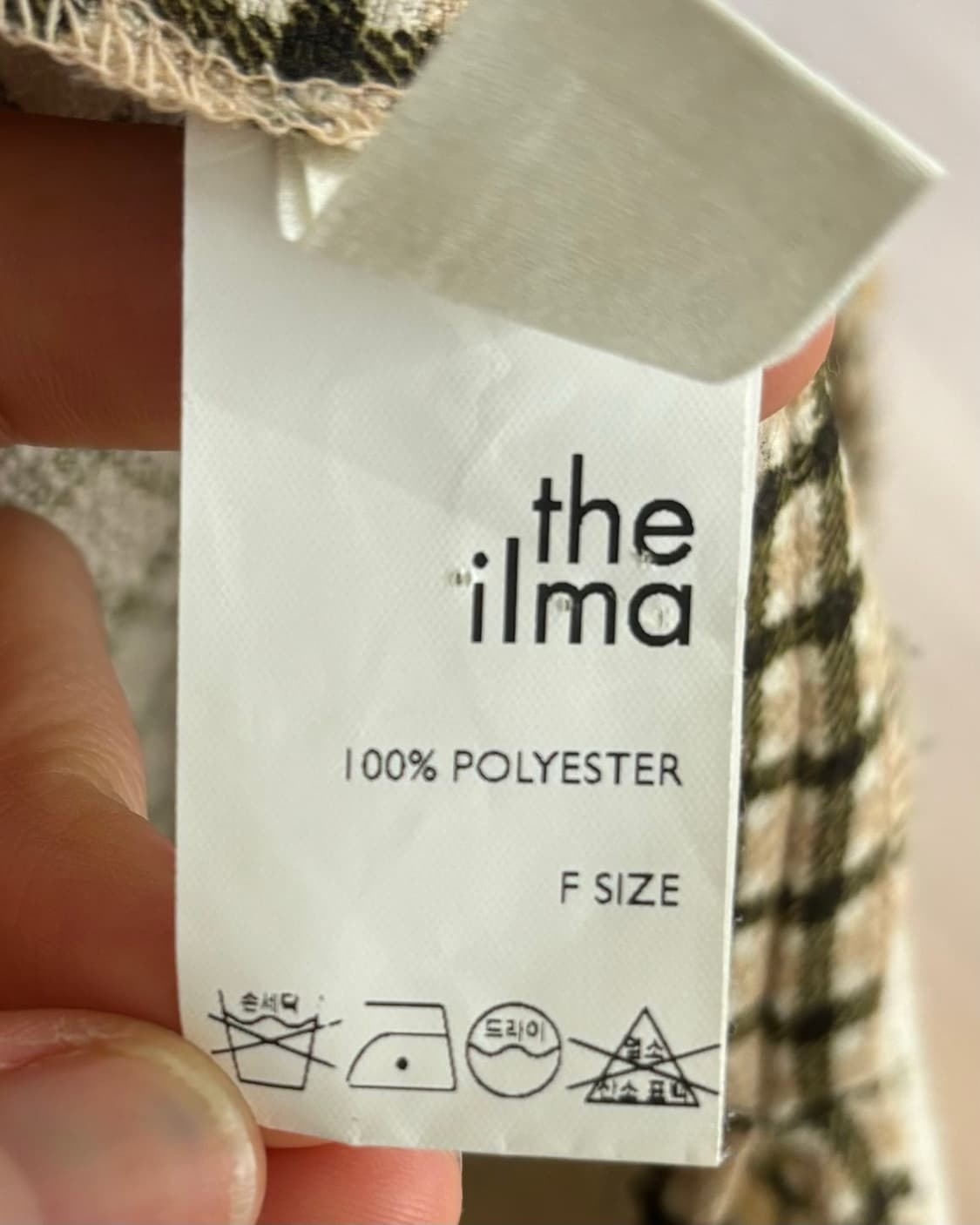 더 일마 체크 패턴 루즈핏 셔츠 상품이미지8