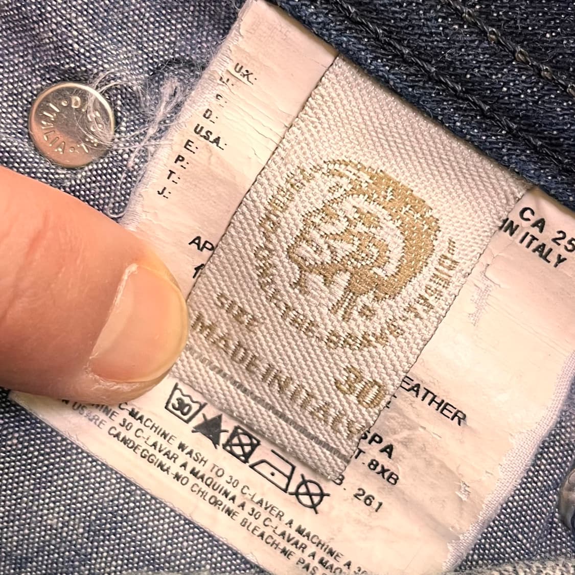 디젤 바이커 데님팬츠 W30 L32 상품이미지5