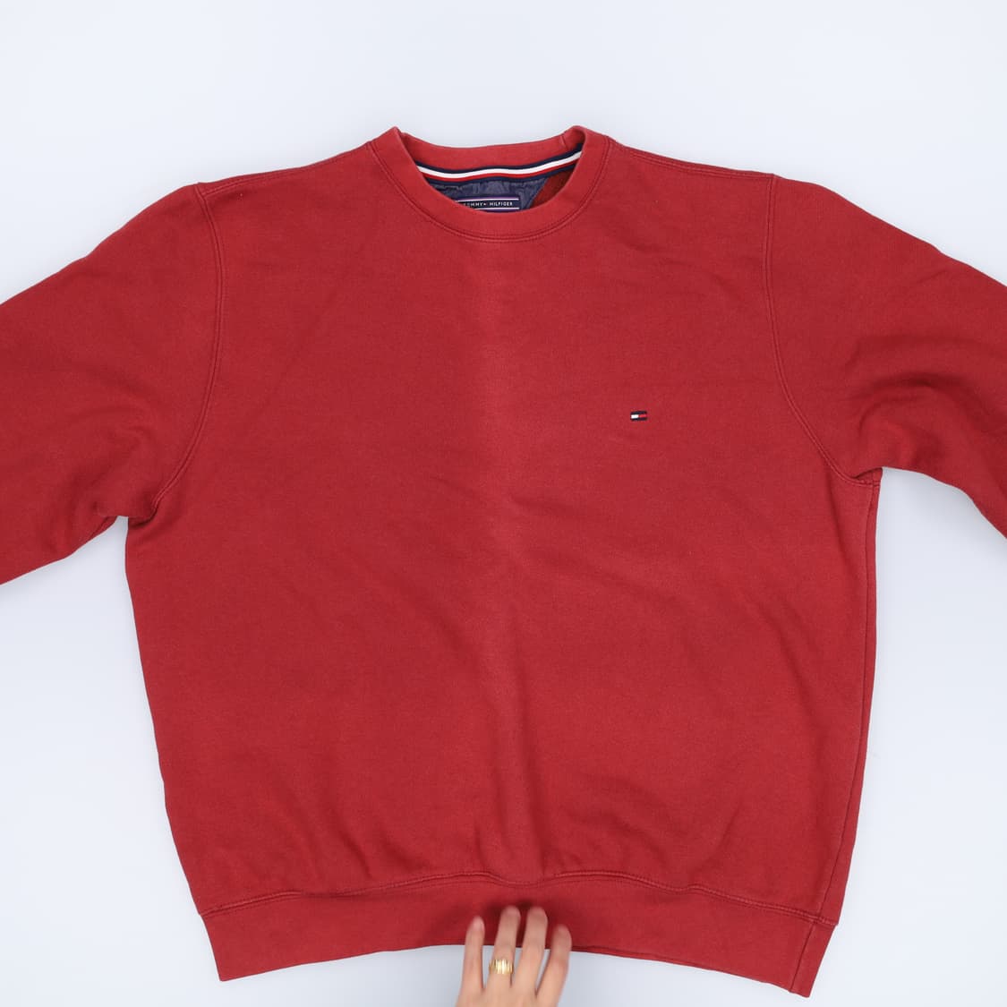 L 타미힐피거 기모 맨투맨 0202H1 상품이미지4