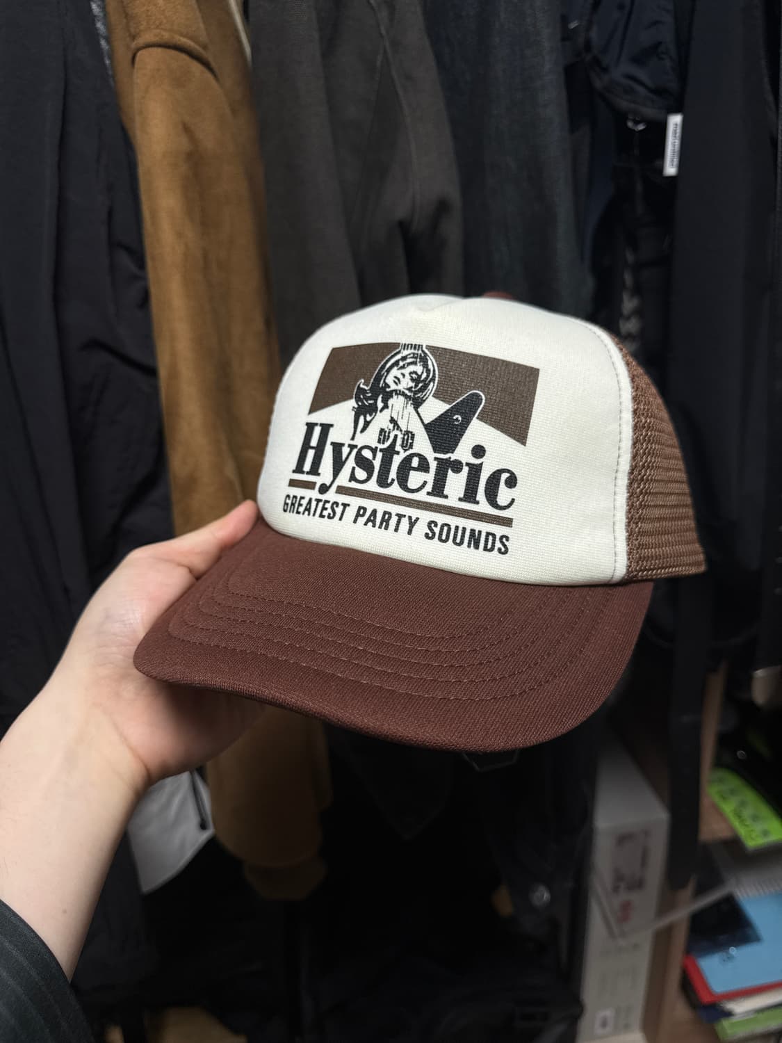 히스테릭 글래머 모자 트러커캡 기타걸 매쉬 캡 상품이미지1