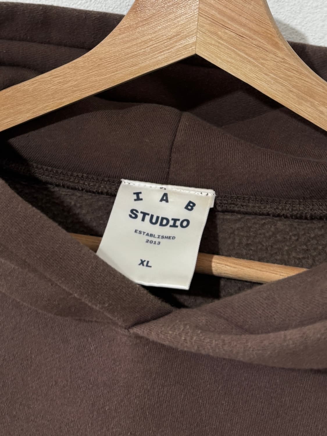 하라주쿠 한정 아이앱스튜디오 브라운 후드 상품이미지6